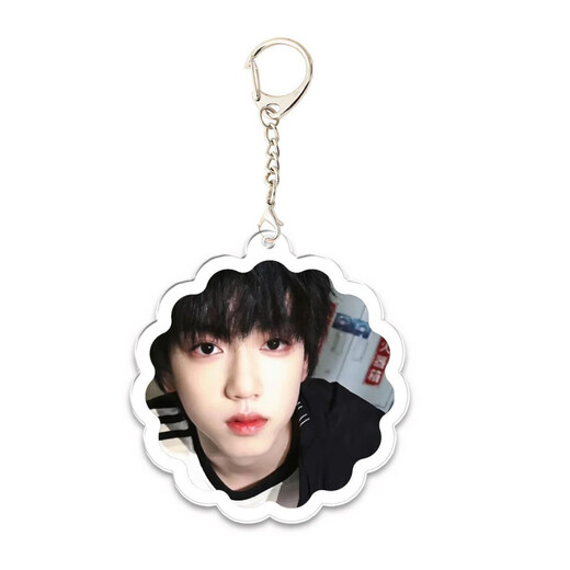 
Zhang Guiyuan's new peripheral double-sided transparent keychain school bag pendant to support students' gift customization KXPB16784 5CM