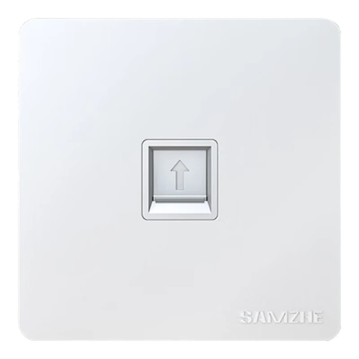 Shanze network cable network port network panel universal super five/six/seven module thickened 86 type panel suitable for computer room network socket one WAN-01