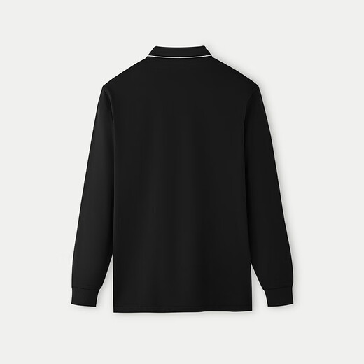 Heilan House (HLA) polo shirt men's light business classic series bottoming shirt men's autumn black 2R 3XL 190/104A recommended 182~196Jin Jin equals 0.5 kg