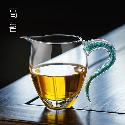 Tuojin German imported quality turquoise fair cup glass high-end 2025 new high-value crystal tea dispenser thickened transparent crystal turquoise fair cup