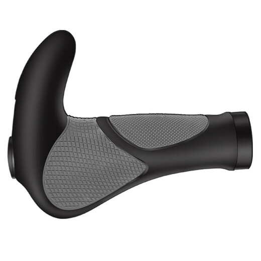 Xide Sheng suitable for Xide Sheng beef and sheep horn auxiliary handlebar mountain bike handlebar cover meat ball rubber handlebar gloves A01BL-with auxiliary handlebar (free No. 3 wrench)
