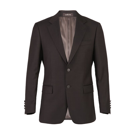 Callisto 100% sheep wool spring and autumn business casual suit trouser suit brown brown 170B suit 46B