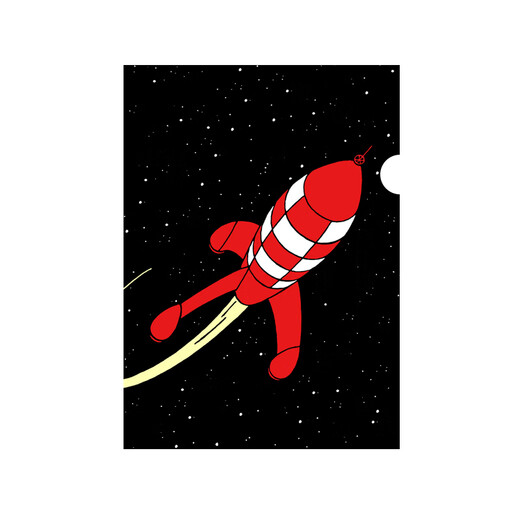 Tintin Ding Ding's Adventures <Running to the Moon> <Moon Exploration> Escena A4 Carpeta en la historia 15122- <Carpeta de escena