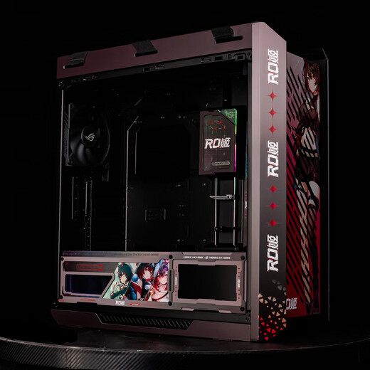 华硕ROG 玩家国度 GX601S太阳神吹雪 二次元主题机箱 来图定制UV喷漆 全套灯板 全塔水冷/侧透玻璃/ATX 800024-初音未来·601S黑定制+灯板