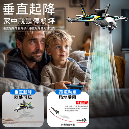 Live Stone Kinder Fernbedienung Flugzeug Schaumstoff beständig gegen fallen 6-12 Jahre alte Kinder-Drohnen-Flugsimulationsmodell Spielzeug Fernbedienungskämpfer-Hindernisvermeidungsmodell [Intelligent Hindernisvermeidung Hover + Double Electric + Geschenkbox für Jungen 3-6 Jahre alte Fernbedienung Control Foam Fighter Fighter