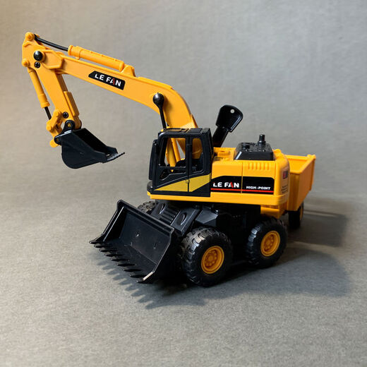 
Shantoulin Village Simulation Inertial Hand-Car Multifunctional Excavator Bulldozer Dumpling Truck Rocker Engineering Car June 1st Rod Multifunctional Excavator A Model 16864