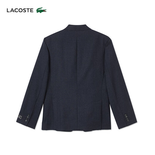 LACOSTE French Crocodile Men's 25 Autumn New Felt Wool Suit Jacket|VH9223 725/Dark Mist Blue 48 S/M