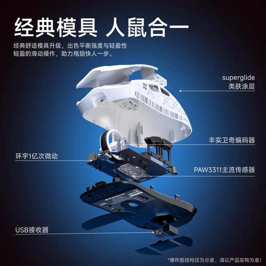 Ratón Forerunner X23pro inalámbrico Bluetooth juego ligero de tres modos PAW3311 e-sports macro programación portátil periféricos de oficina para manos grandes, medianas y pequeñas X23SE negro 500mAh-pegatina antideslizante gratuita inalámbrica de tres modos