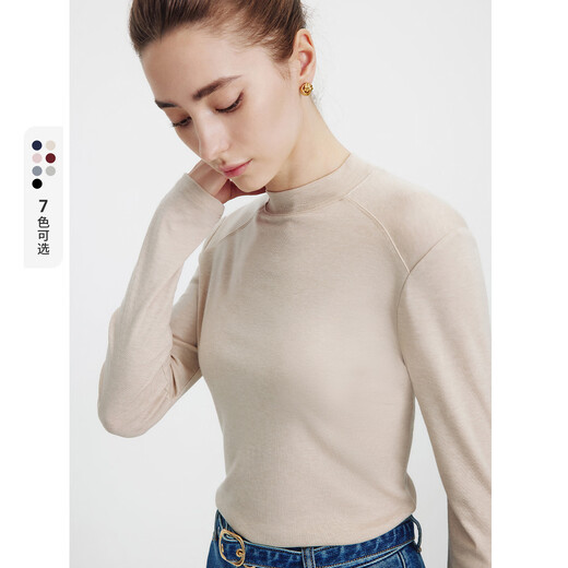 Navigare Italian small sailing women's 25-year new long-sleeved T-shirt, versatile, lightweight and slim-fitting bottoming shirt 2335055502