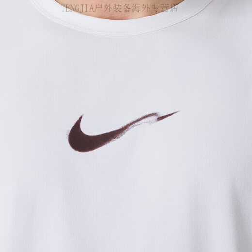 Nike (Nike) Schnelltrocknendes T-Shirt-T-Shirt-Kurzärärmel-Sommer-Top-Fünf-Punkte-Hülsenhülle Hv4882-100 S 100-120jin [Jin ist 0,5 kg]