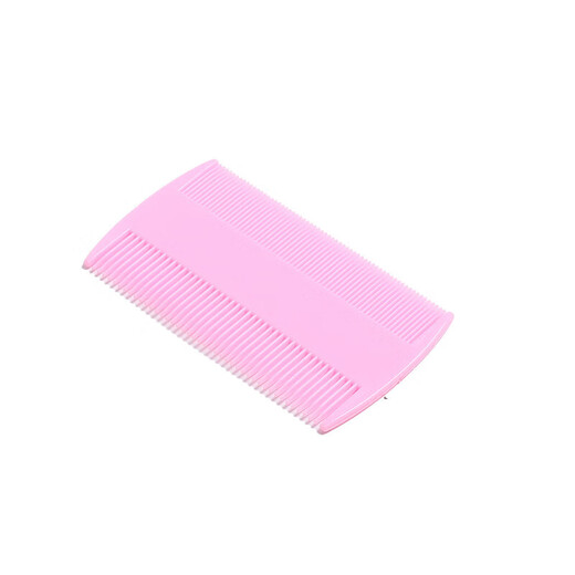 Flea comb pet comb hair removal plastic grate double-sided dense tooth double row flea comb cleaning and beauty supplies random color 1 pack exclusive for new customers