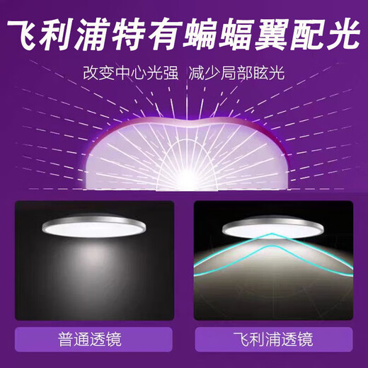 Philips (PHILIPS) LED ceiling lamp wick hexagonal strip replacement light source module 32w white light diameter 245mm