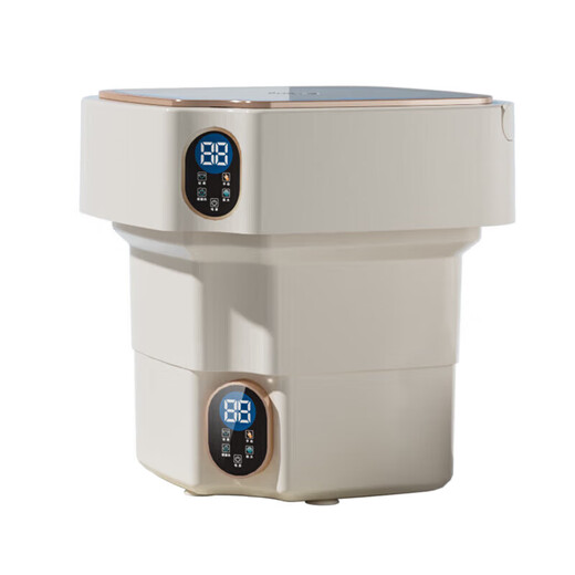 Xiaomi Ecological Chain Small Underwear Washing Machine Folding Portable Household Underwear Cleaning Baby Underwear High Efficiency Blu-ray 6L Off-White Blu-ray + Intelligent Timing + Wash