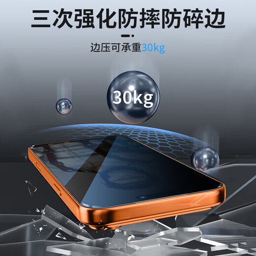 Mr. Blue Monkey is suitable for Apple 17Promax/16Promax tempered film, high-definition anti-peeping film artifact, dust removal compartment, iphone17Promax mobile phone film, anti-fall mobile phone film