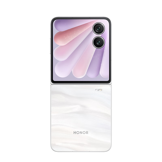 Honor Magic V Flip2 Small Folding Screen National Subsidy AI 200 Million Photo Selfie 5500mAh Qinghai Lake Battery 12+512 Moon Shadow White Photo 5G Mobile Phone