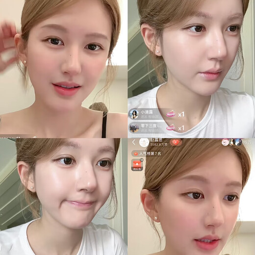 Ruihongxiang Zhao Lusi's same style 6A grade natural freshwater real pearl earrings for women S999 sterling silver steamed bun flat round 2025 new model upgraded 999 pure silver + 6A grade bright pearls a pair of 7-8mm white-color (exquisite)