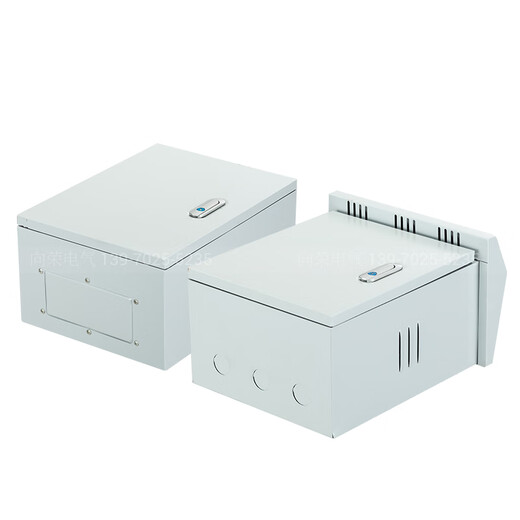 Outdoor distribution box waterproof weak current box pole hoop box security equipment box complete set of control box foundation box customization outdoor 300*250*160