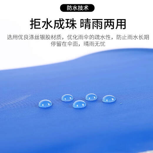 Hot-selling million-dollar 8-bone manual folding black plastic sun protection and UV protection umbrella for both rain and shine, manual 7-bone silver plastic color random