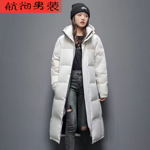 Ye Yu 2025 New Year Thickened Long Cotton Jackets Winter Jackets Men's and Women's Extra Long Cotton Jackets Middle School Drama Examination Black 1012 L Recommended 115-130 Jin Jin is equal to 0.5 kg