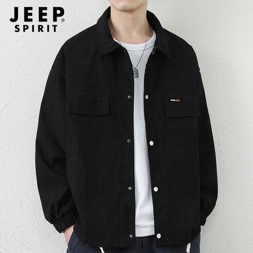 JEEP SPIRIT Jeep jacket men's winter velvet jacket men's windproof clothes versatile men's warm tops men's clothing