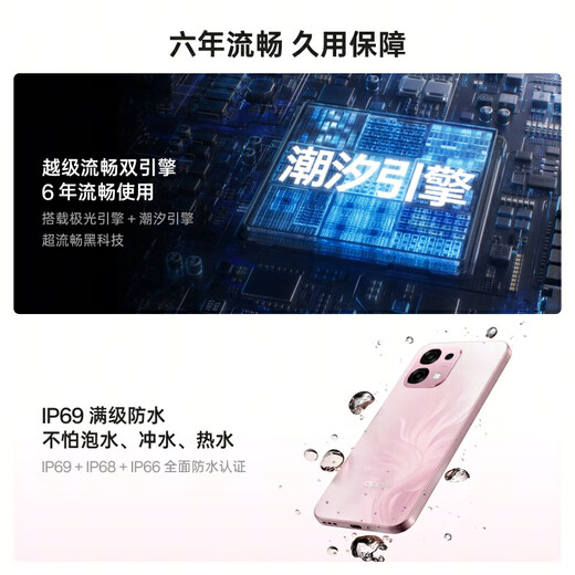 OPPO up to 15% off OPPO A6 mobile phone oppoa6 leapfrog smooth dual engine IP69 waterproof 5G durable and anti-fall new smartphone official authentic Fenmengshenghua 8+256GB