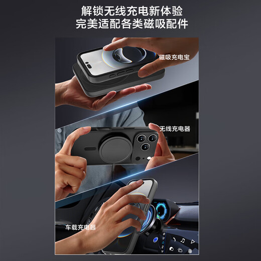 Made in Tokyo, skin-feeling magnetic suction iPhone17 Pro magnetic suction phone case Apple 17 Pro protective cover transparent magnetic suction anti-fall MagSafe charging new orange