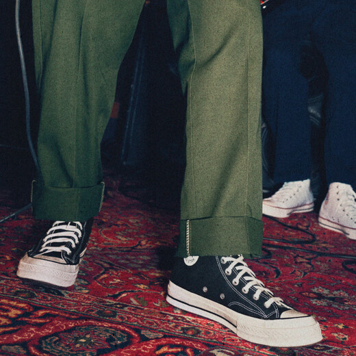 Converse official wide version 1970S classic canvas men's and women's casual sports shoes black 162050C regular shoe type/162050C 41