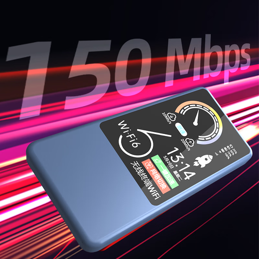 Bei Caijie Portable Wireless WiFi 6 Monthly Rental 9.9 Mobile 5G Network Power Bank Unlimited Traffic Internet Portable Universal Wif6 Three Netcom 2025 New Smart Car Nationwide Flagship Sapphire Blue-10000 mAh Free 3000G