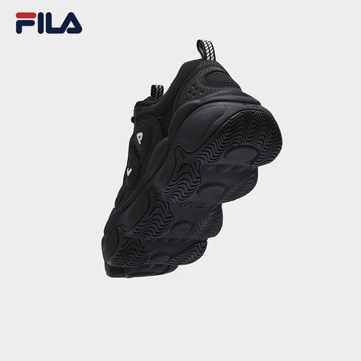 FILA official women's shoes pea plus velvet shoes dad shoes 2025 winter casual thick-soled sports shoes