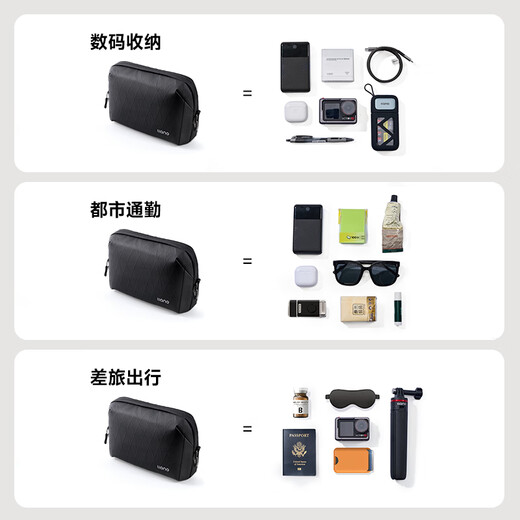 Hulk (llano) digital storage bag mobile phone data cable power bank storage headphone charger power pocket travel portable bag