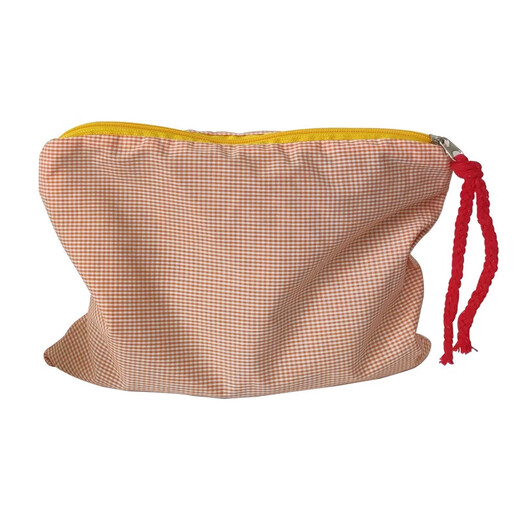 Ins Style Cosmetic Bag Women's Portable Large Capacity 2025 New Travel Cosmetics Sundries Cosmetic Bag Small Toilet Bag Plaid Cosmetic Bag - Pink Plaid - 1
