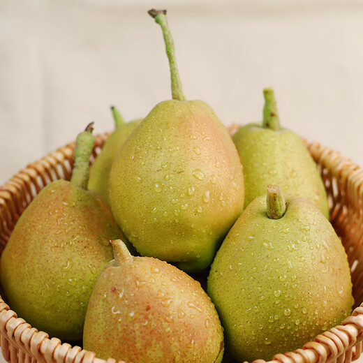 京鲜鲲山西红香酥梨 新鲜水果 酥梨现摘水果脆甜梨子生鲜 5斤活动装（净重4.5斤）