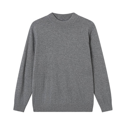 Made in Tokyo, pure cashmere, cashmere sweater, sweater, men's autumn and winter gift box, gray XL