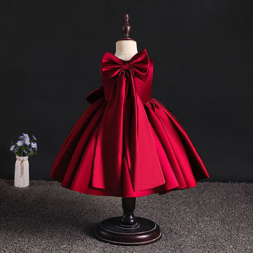 Baby Girl Vestido de un año para mujeres Vestido de cumpleaños diario de alta gama para una falda de falda esponjosa para niños Falda de princesa White 90 cm