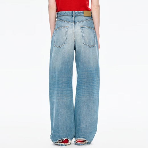 JNBY [Same Model in Shopping Mall] 25 Autumn New Product Jeans Loose Casual Banana 5P9E12530 995/Denim Wash Blue XS
