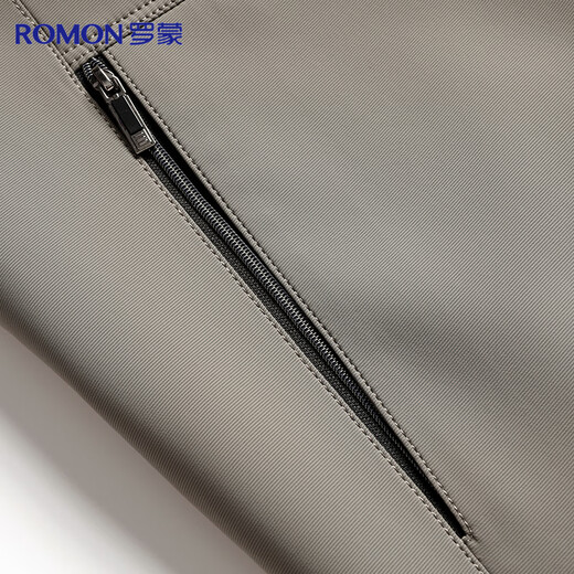 Romon velvet thickening jacket men's autumn and winter business casual executive lapel dad work jacket cotton jacket