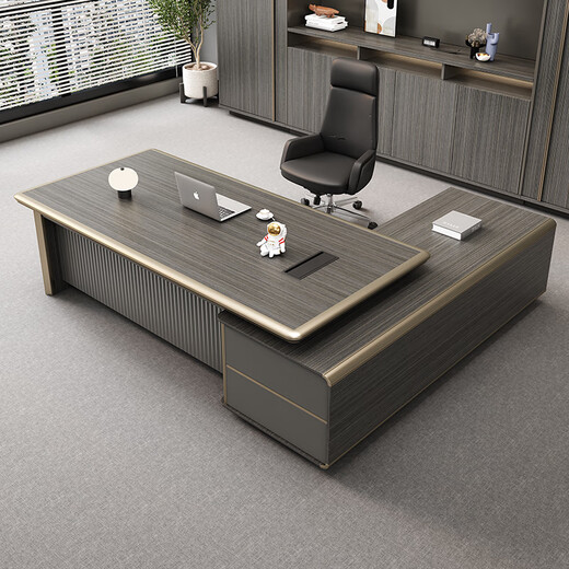 Semphia boss desk office desk light luxury modern leadership president desk high-end executive desk office furniture single boss desk