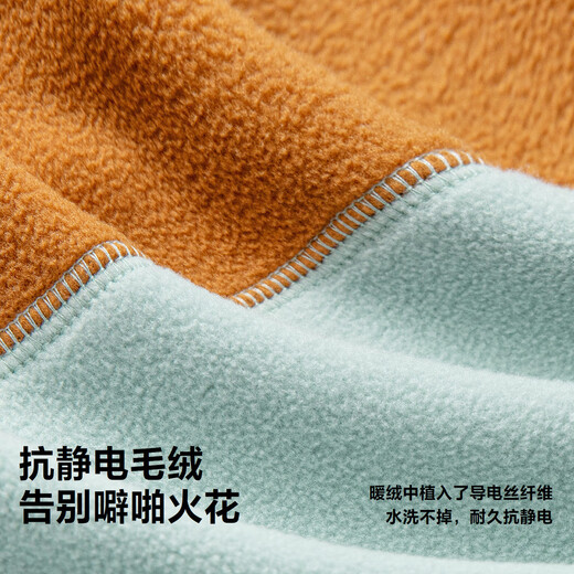 Mini Bala anti-static Bala boys and girls baby polar fleece full size category A sweatshirt 2025 autumn and winter new product Violet A70909 120 cm