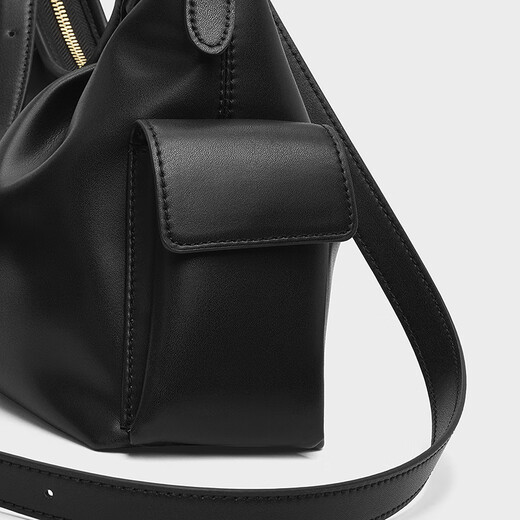Charles/Keith25 Otoño Nuevo producto Gran capacidad de bolsillo de bolsillo de bolsillo de doble parte