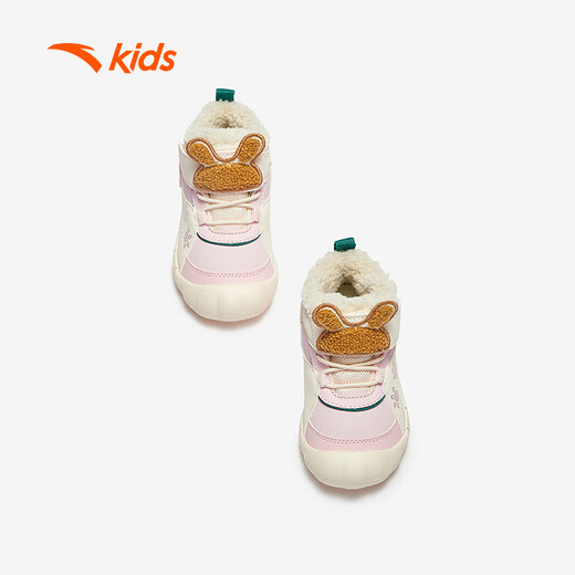 ANTA Children's Cotton Shoes Baby Girls 2025 Winter Outdoor Series Warm Cotton Shoes A22540032