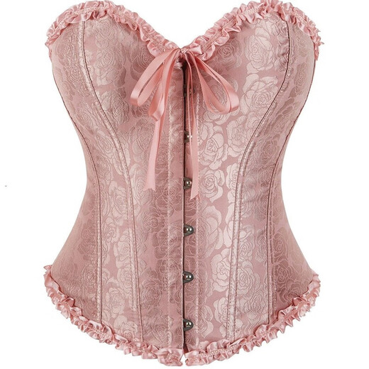 Renduo Bridal Dress Tube Top Slim Fit Waist Herringbone Shaping Top Black S Recommended waist circumference 70-74 cm