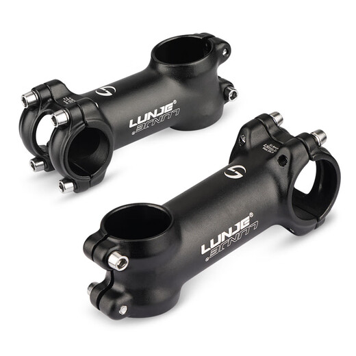 MPPMCK bicycle riser ultralight aluminum alloy plus or minus 717 standpipe 25.431.8mm highway handlebars plus or minus 7 degrees/black 25.4*50mm