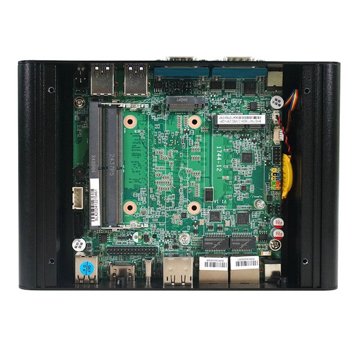 Timestron i5 Industriecomputer der 13. Generation, Dual-Netzwerk-Port, Dual-Seriell-Port, eingebetteter Industriecomputer, Mikrocomputer, Core Intel Industriesteuerung, RS232, RS485, Linux, i7-13620h, H31F-Lüfter, Dual-Netzwerk, I7-13620H, 10 A Netzteil, Barebone-M.2-Steckplatz