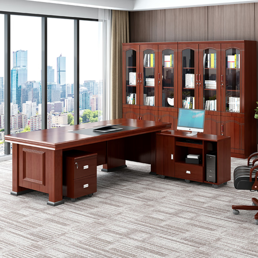 Executive desk desk boss desk president manager desk office table simple modern high-end office furniture combination 1.6m desk single table