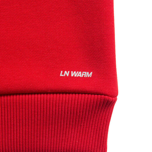 Li Ning (LI-NING) children's fleece sweatshirts for boys and girls autumn and winter new long-sleeved sweatshirts winter boys' clothing thickened pullover tops