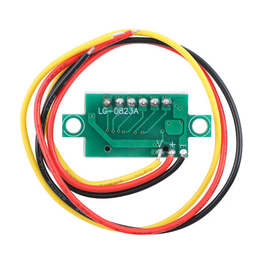 YourCee0.28/0.36-inch two-wire three-wire voltmeter variable precision digital display/digital voltmeter reverse connection protection 0.36-inch_two-wire voltmeter-green No Specifications