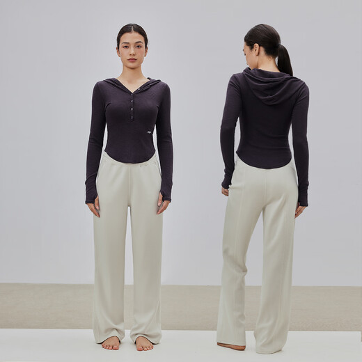 Gigt Jiji yoga top women's autumn and winter hooded sports long-sleeved running fitness wear Pilates yoga wear