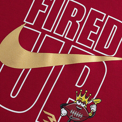 NIKE Nike Girls' Velvet Sweater Set Winter 2025 New Boys' Sports Cotton Two-piece Set Children's Long Sleeve College Red 2245 Autumn and Winter Velvet Style High Weight 150/M Recommended Height 140-152cm