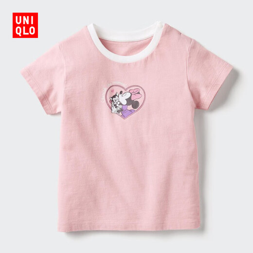 UNIQLO Infant UT MAGIC FOR ALL printed short-sleeved T-shirt 475696 10 water pink 110