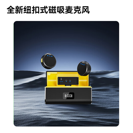 IMVP camera wireless lavalier microphone suitable for Sony ZV-E10 ZV-E10L A7M4 A7C2 camera mirrorless live video outdoor interview noise reduction radio microphone D one for two all-round set